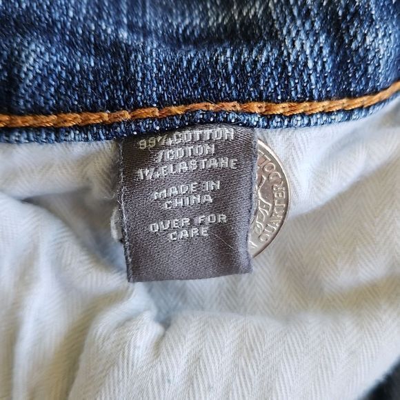 Abercrombie & Fitch NY Medium Wash Stretch Straight Leg 5 Pocket Jeans Sz 2 - Picture 8 of 13